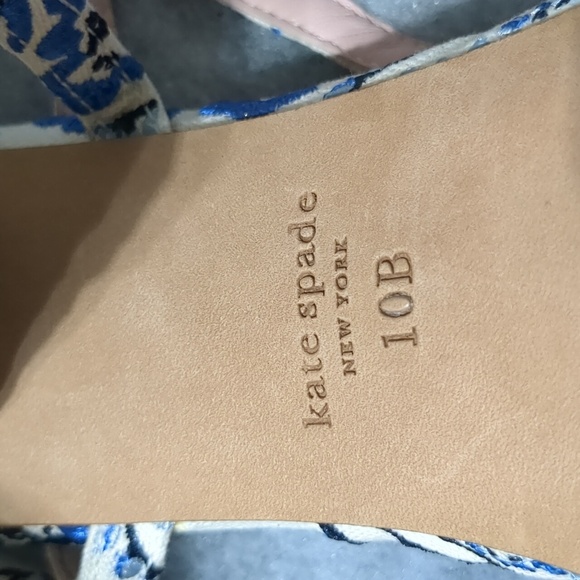 Kate Spade Delphine Embroidered Sandals Size 10B - Picture 10 of 12